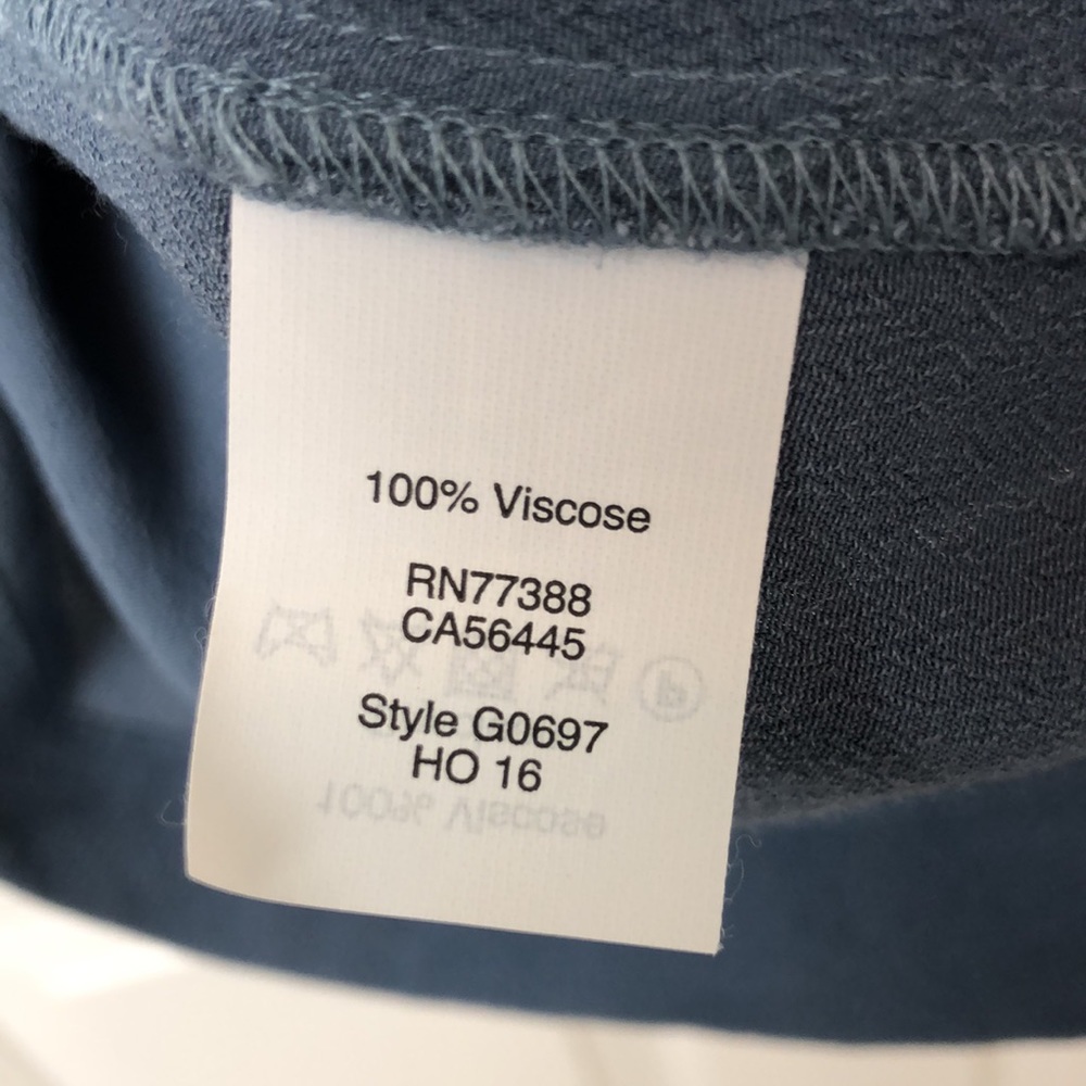 Madewell Blue Lace Up Tunic Top - Picture 5 of 5
